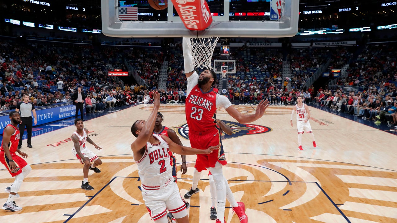 Davis’ big night helps Pelicans end 6-game skid, beat Bulls
